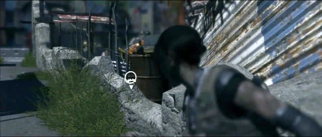 Crawl up behind the wall fragments - The Mission | Beyond - Walkthrough - Beyond Two Souls Guide