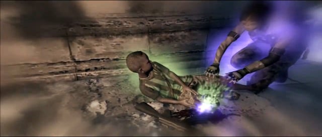 Heal the wounded boy and he will help you throughout this mission - The Mission | Beyond - Walkthrough - Beyond Two Souls Guide