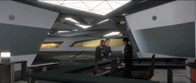 After Aidens several tricks you will manage to convince the guard - Black Sun | Beyond - Walkthrough - Beyond Two Souls Guide