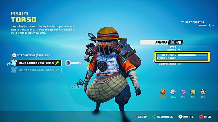 You can also temporarily improve the maximum amount of accumulated Ki energy and its regeneration rate by equipping the main character with the appropriate gear - Biomutant: Ki energy - how to regenerate? - Character & equipment - Biomutant Guide