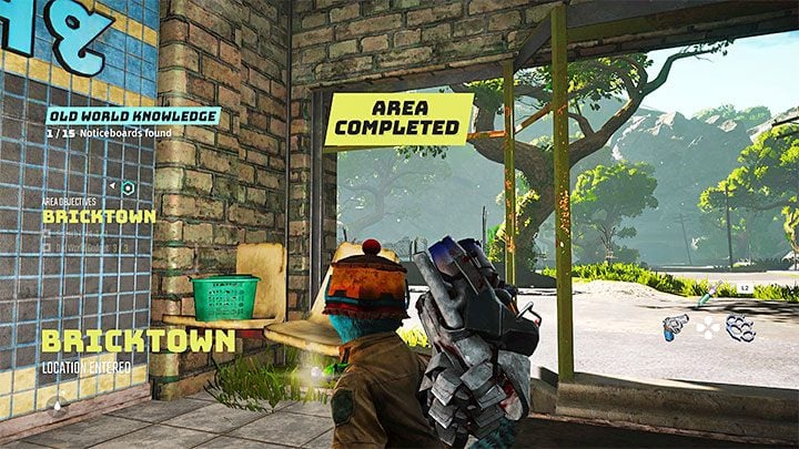 The game constantly updates the list of things to discover, and will also let you know when you have explored 100% of a given location - Biomutant: 100% Location completion - how to get? - Exploration - Biomutant Guide