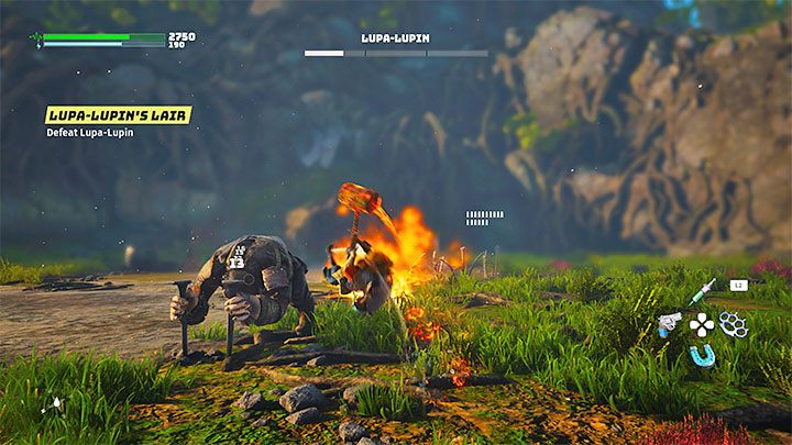 After the conversation is over, the actual boss battle with Lupa-Lupin will begin - Biomutant: Fight with Lupa-Lupin - can you win? - Campaign - Biomutant Guide