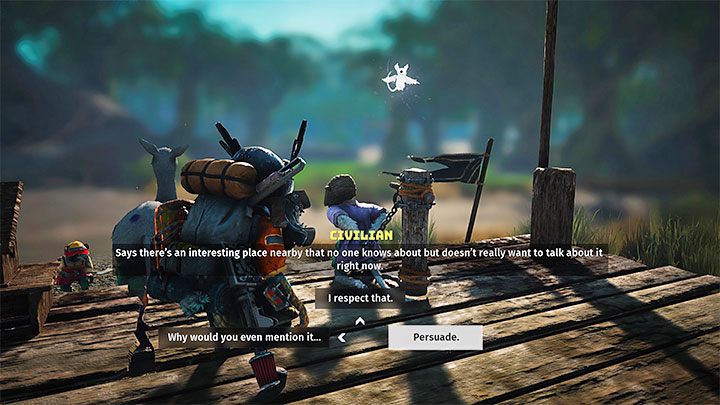 A question mark on the world map can appear, for example, if you have learned about the location of a treasure or place to explore as a result of questioning or interrogating an NPC - Biomutant: Question marks - do they appear on the map? - Exploration - Biomutant Guide