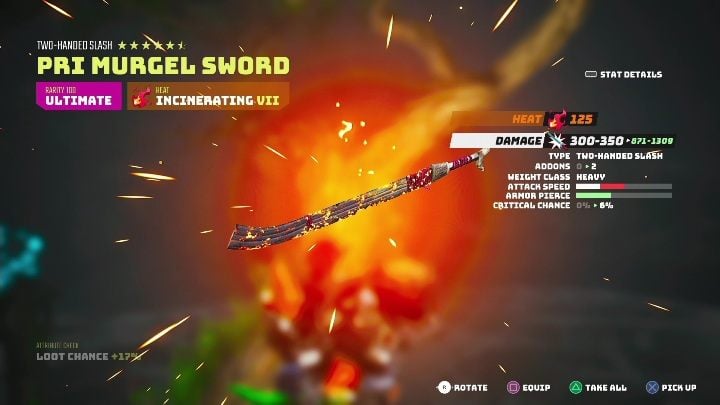 Once you have examined the walls, the sword will unlock and you will be able to put it in your inventory - Biomutant: The Lumentower - walkthrough - Exploration - Biomutant Guide