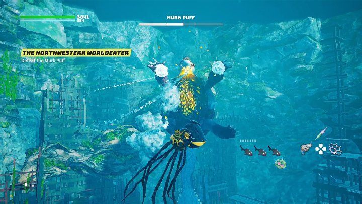 In the second stage, Murk Puff will employ a new and very dangerous ability - Biomutant: The Northwestern Worldeater - walkthrough - Main quests - Biomutant Guide