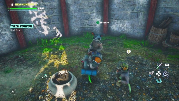 How to start: Talk to the man in the dilapidated tower - Torndown - Biomutant: The Raylighter Rendezvous - walkthrough - NPC quests - Biomutant Guide