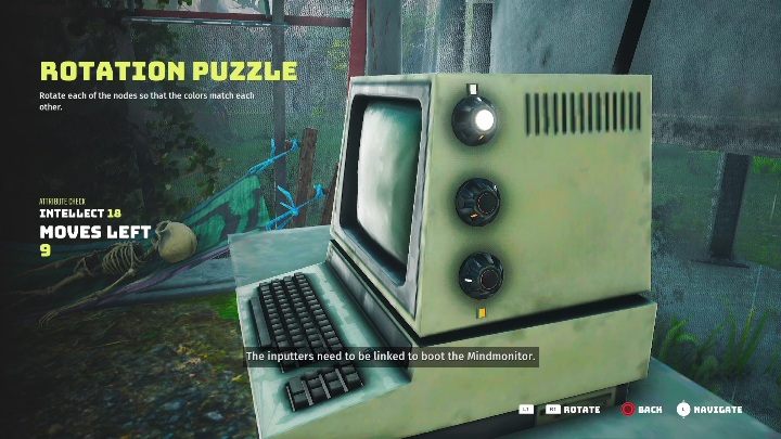 Mindmonitor is located in the old greenhouse - Biomutant: Mapping out the Mindmonitor - walkthrough - NPC quests - Biomutant Guide