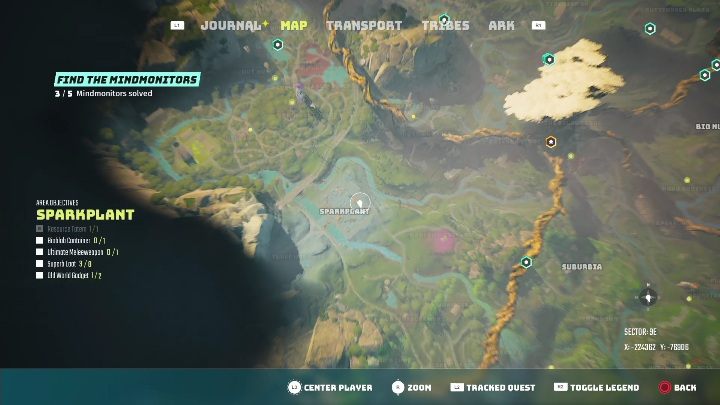 Location: Sparkplant - Biomutant: Mapping out the Mindmonitor - walkthrough - NPC quests - Biomutant Guide
