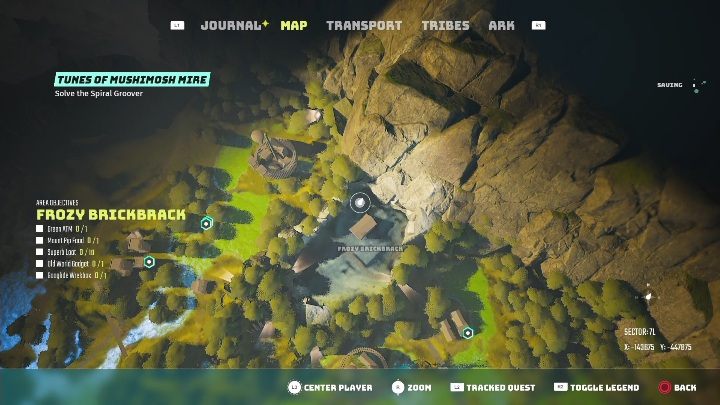 Location: Frozy Brickbrack - Biomutant: Mapping out the Mindmonitor - walkthrough - NPC quests - Biomutant Guide