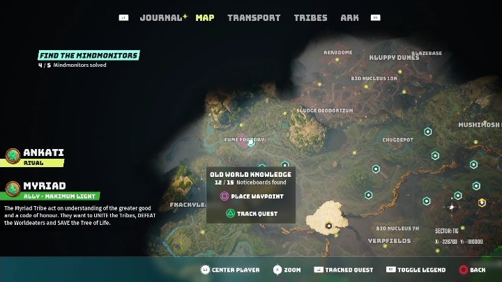 Location: Fume Foundry - Biomutant: Mapping out the Mindmonitor - walkthrough - NPC quests - Biomutant Guide