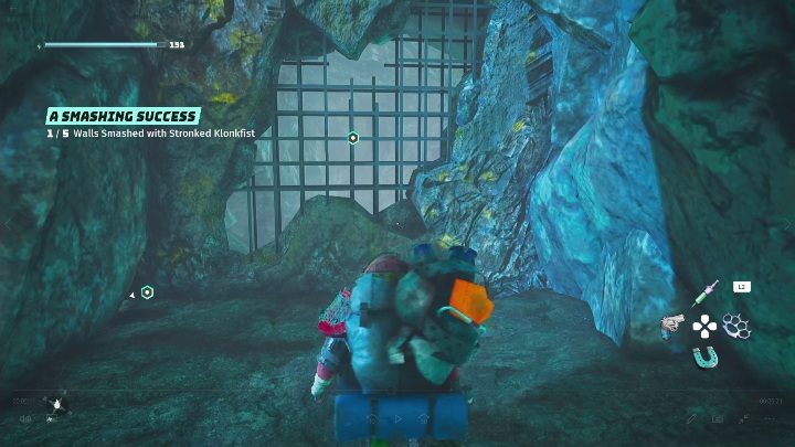 The cracked wall is easy to spot - Biomutant: A Smashing Success - walkthrough - Related to the main missions - Biomutant Guide