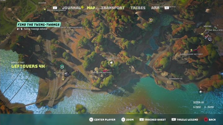 Location: Leftovers 4H - Biomutant: Find the Twing-Twangs - walkthrough - Exploration - Biomutant Guide