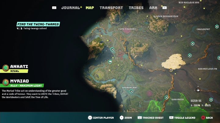 Location: Fixer-Upper 10E - Biomutant: Find the Twing-Twangs - walkthrough - Exploration - Biomutant Guide