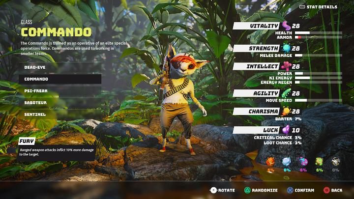 Commando is one of the classes available in Biomutant and is a good choice for those who want to play a well-balanced hero - Biomutant: Best character class - which one? - Character & equipment - Biomutant Guide
