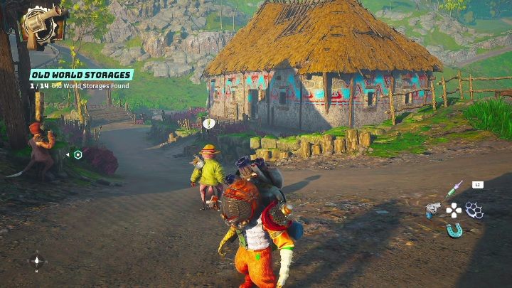 How to start: Talk to a man in Flibberdit - Biomutant: Find the Pling-Plong-Booth - walkthrough - NPC quests - Biomutant Guide