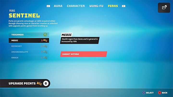 In addition to the general perks listed above, you can also buy perks related to your chosen character class for Upgrade Points - Biomutant: Perks - which are the best? - FAQ - Biomutant Guide