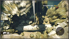 Enter the tunnel and start moving towards the first relay station - Act 1 - Chapter 2 - Ascension City Downtown V - Act 1 - Chapter 2 - Bionic Commando - Game Guide and Walkthrough