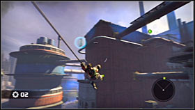 Keep heading towards your current destination - Act 1 - Chapter 2 - Trent Industrial District I - Act 1 - Chapter 2 - Bionic Commando - Game Guide and Walkthrough