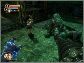 01 - Before you can move forward, you have to hack the mechanism at the southern door - BioShock 2: Paupers Drop - walkthrough - Walkthrough - Bioshock 2 Game Guide & Walkthrough