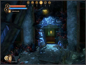 20 - Use the key at the gas station and go into the hidden building - BioShock 2: Fontaine Futuristics - walkthrough - Walkthrough - Bioshock 2 Game Guide & Walkthrough