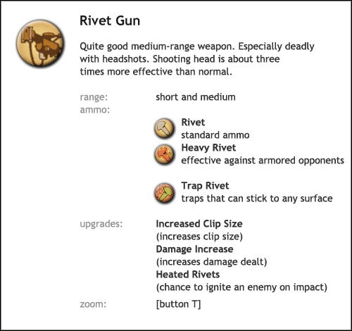 2 - BioShock 2: Weapons and their development stations - tips - Recommendations & tips - Bioshock 2 Game Guide & Walkthrough