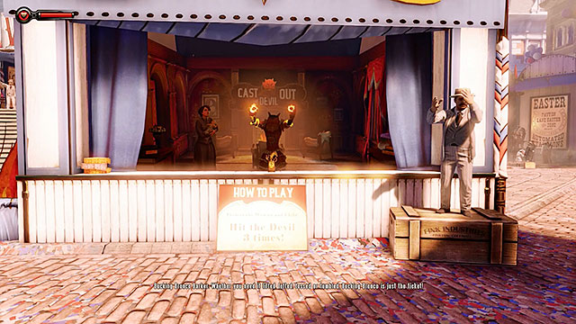 The fair contains several shooting ranges - Go to the Monument Island and find the girl | Chapter 2 - Welcome Center - Chapter 2 - Welcome Center - BioShock Infinite Guide