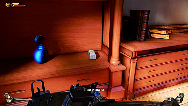 Proceed to the ground floor - Go to the Monument Island and find the girl (part 1) | Chapter 4 - Comstock Center Rooftops - Chapter 4 - Comstock Center Rooftops - BioShock Infinite Guide