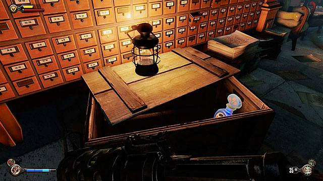 Use the stairs to get to the ticket office - Find a gondola to Monument Island | Chapter 5 - Monument Island Gateway - Chapter 5 - Monument Island Gateway - BioShock Infinite Guide