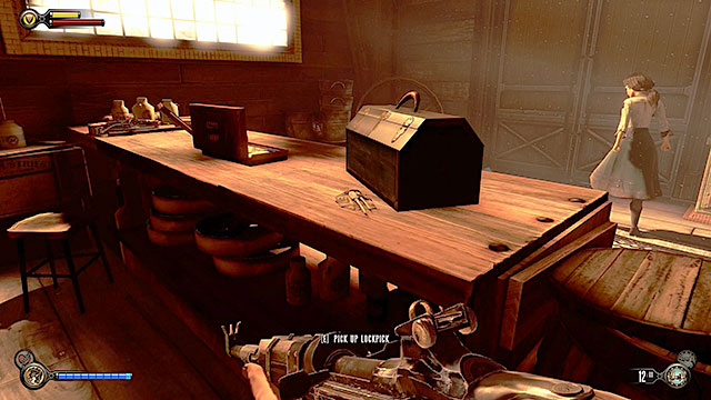 You may finally focus on your current objective by entering the store - Find the gunsmith Chen Lin | Chapter 17 - Plaza of Zeal - Chapter 17 - Plaza of Zeal - BioShock Infinite Guide