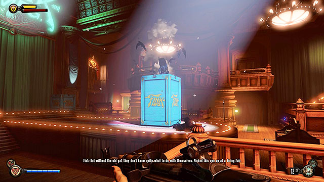 Once youve eliminated all enemies from the first wave a new Crow will appear on the stage - Go to The Good Time Club and rescue Chen Lin | Chapter 18 - The Good Time Club - Chapter 18 - The Good Time Club - BioShock Infinite Guide