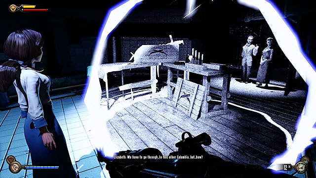 Enter a new room and use a glowing switch on a wall to turn on the lights - Find Chen Lins cell | Chapter 18 - The Good Time Club - Chapter 18 - The Good Time Club - BioShock Infinite Guide