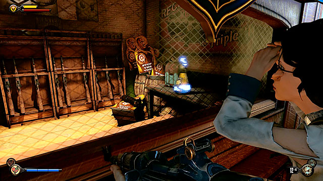 A locked armory is located to the left of the office area youve just visited and you must use 5 lockpicks in order to gain access to it - Search for Chen Lins confiscated tools | Chapter 22 - Bull House Impound - Chapter 22 - Bull House Impound - BioShock Infinite Guide
