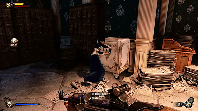 Theres a safe in the office to the left of the statue - Go to Comstock house part 2 | Chapter 29 - Port Prosperity - Chapter 29 - Port Prosperity - BioShock Infinite Guide