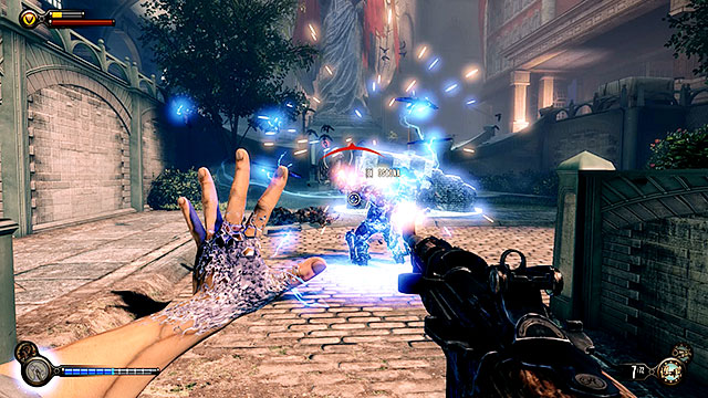 Walk past the Photo Studio (dont go there right now) - Go to Comstock house part 3 | Chapter 30 - Downtown Emporia - Chapter 30 - Downtown Emporia - BioShock Infinite Guide