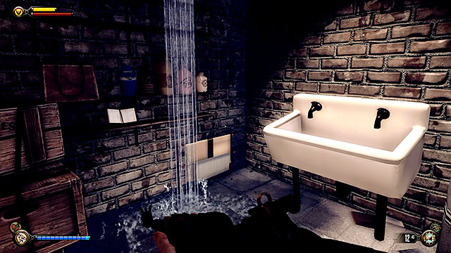 Approach a brighter niche located behind the corner - Find the next tear | Chapter 31 - Memorial Gardens - Chapter 31 - Memorial Gardens - BioShock Infinite Guide