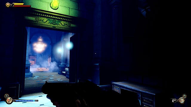 You may now proceed towards a gigantic vault - Find the next tear | Chapter 31 - Memorial Gardens - Chapter 31 - Memorial Gardens - BioShock Infinite Guide