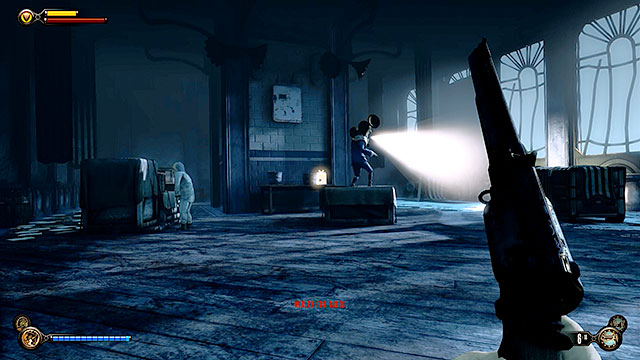 Travel through the corridors filled with mannequins to reach a warehouse guarded by a new Boy of Silence - Go to wardens office | Chapter 33 - The Atrium - Chapter 33 - The Atrium - BioShock Infinite Guide