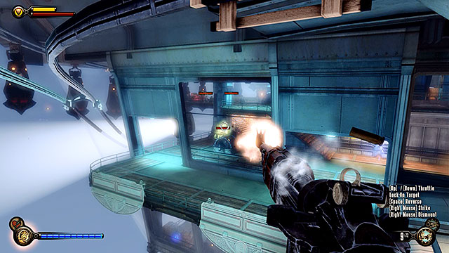 Start clearing out the second deck of the hangar - Clear the hangar bay Sky-Line | Chapter 37 - Hangar Deck - Chapter 37 - Hangar Deck - BioShock Infinite Guide