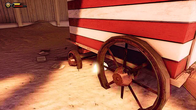 Battleship Bay - under the trailer in the first part of the beach (where Booker wakes up) - Chapters 6-7 | Voxophones in BioShock Infinite - Voxophones - BioShock Infinite Guide