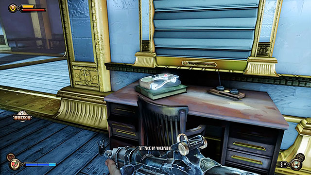 Fort Franklin - on a desk in a hallway close to the end of the chapter - Chapters 13-16 | Voxophones in BioShock Infinite - Voxophones - BioShock Infinite Guide