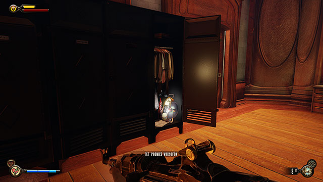 Worker Induction Center - a locker near the elevator (close to the end of the chapter) - Chapters 13-16 | Voxophones in BioShock Infinite - Voxophones - BioShock Infinite Guide
