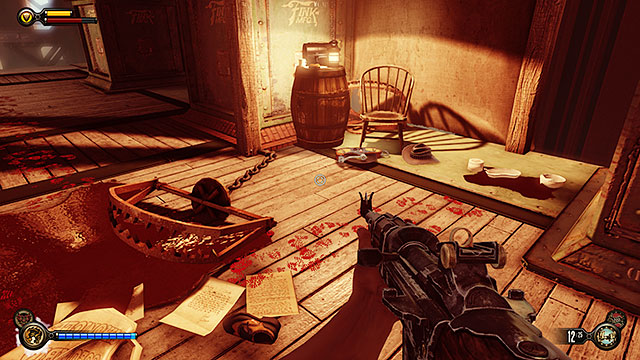 The Bull Yard - in the attic of a building located on the right side of the yard - Chapters 21-22 | Voxophones in BioShock Infinite - Voxophones - BioShock Infinite Guide