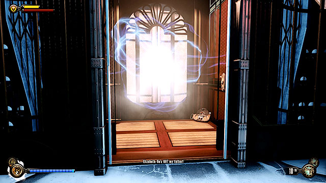 Her Loving Embrace - in an elevator opposite the security gate - Chapters 32-35 | Voxophones in BioShock Infinite - Voxophones - BioShock Infinite Guide