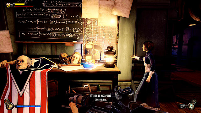 The Hand of the Prophet - inside an engineering room, close to the beak in the upper deck of the hangar - Chapters 36-39 | Voxophones in BioShock Infinite - Voxophones - BioShock Infinite Guide