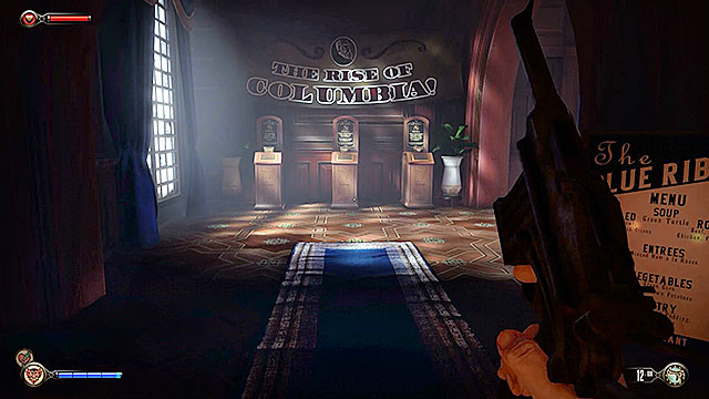 The Blue Ribbon Restaurant - at the end of the hallway near the entrance - Chapters 4-5 | Vantage points in BioShock Infinite - Vantage points - BioShock Infinite Guide