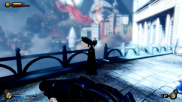 Memorial Gardens - passageway between Comstocks house and the cemetery - Chapters 28-30 | Vantage points in BioShock Infinite - Vantage points - BioShock Infinite Guide