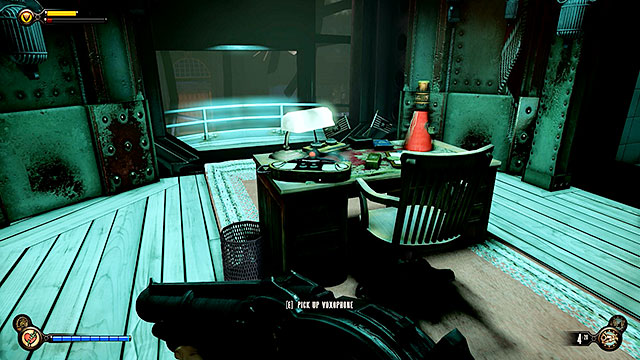 The Operating Theatre - inside a closed office located above the operating room - Chapters 28-31, 35 | Infusions in BioShock Infinite - Infusions - BioShock Infinite Guide