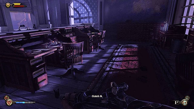 Patriots Pride Pavilion - on a desk in a locked office located to the left of the elevator - Chapters 7-8 | Gear in BioShock Infinite - Gear - BioShock Infinite Guide