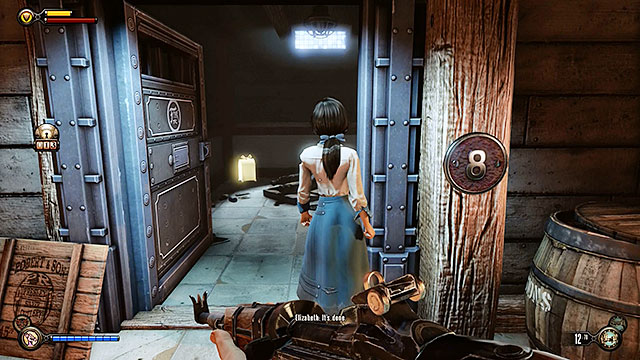 The Good Time Club - cell number 8 located in a prison behind the stage - Chapters 17-18 | Gear in BioShock Infinite - Gear - BioShock Infinite Guide