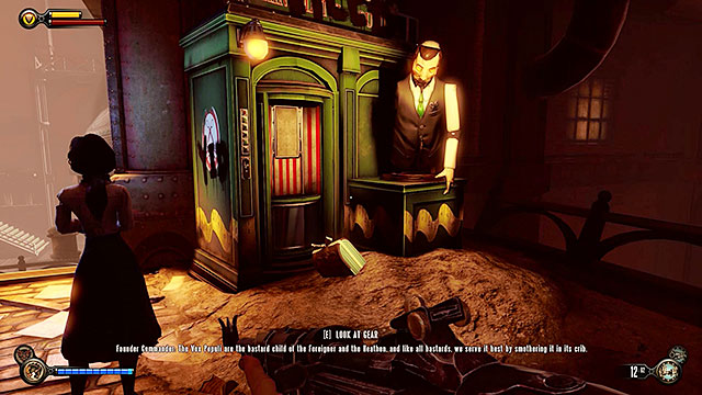 Shantytown - in front of the entrance to The Bull Yard - Chapters 21-26 | Gear in BioShock Infinite - Gear - BioShock Infinite Guide